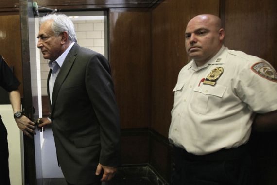 Strauss-Kahn in court...