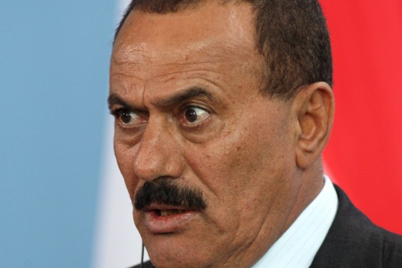 Yemeni President Saleh Visits Germany
