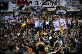 Spain protest