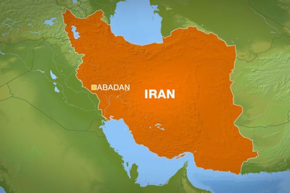 IRAN - MAP - ABADAN