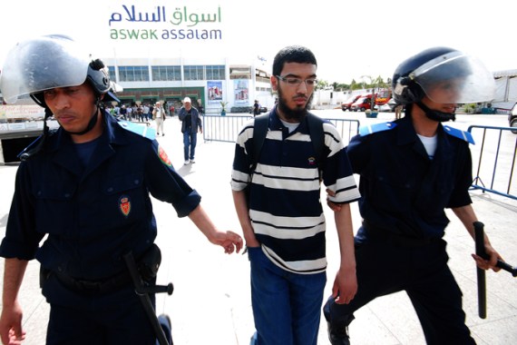 feb 20 moroccan protester arrested