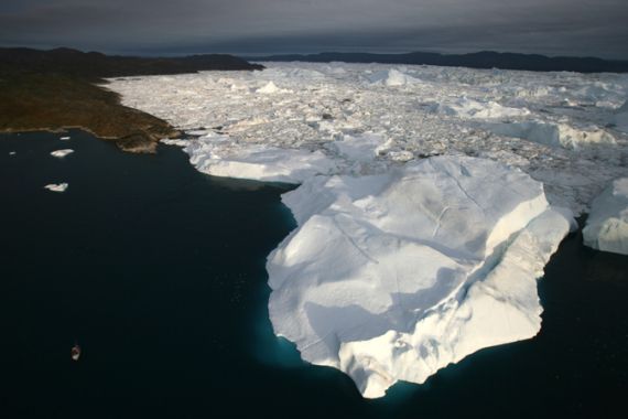Ice cap Greenland