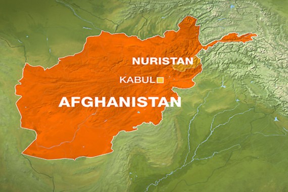 Nuristan afghanistan map