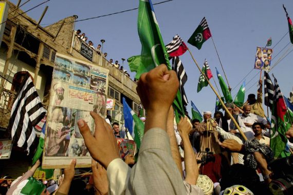 Pro-Taliban rally in Pakistan