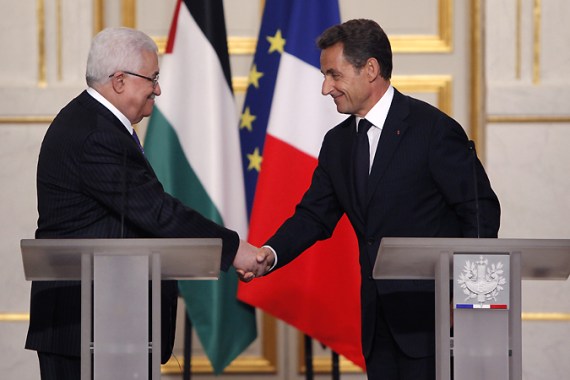 Sarkozy and Abbas