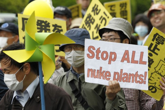 anti-nuclear protests japan