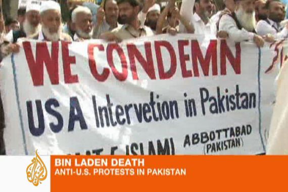 Pakistan anti-US rally still