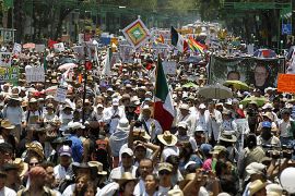 Mexico drugs march