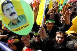Kurds rally