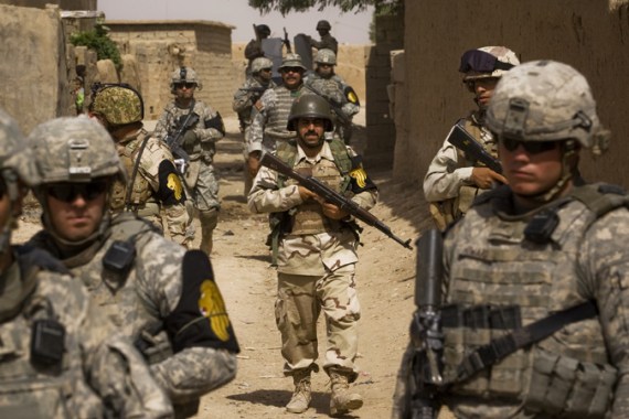 US and Iraqi troops together in Iraq