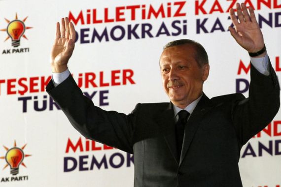 Erdogan celebrates third term