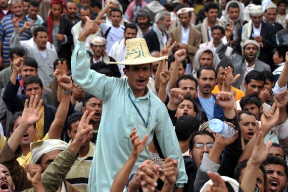 Yemeni opposition in transfer of power talks