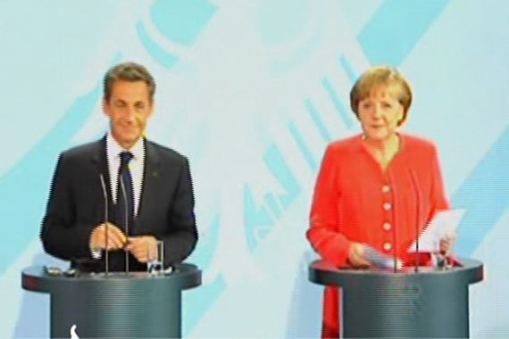 Nicolas Sarkozy Angela Merkel