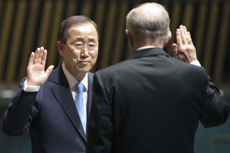 Ban Ki-moon sworn in as UN Secretary General