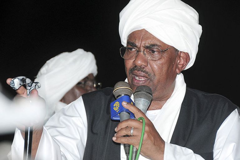 Sudan president Omar Bashir