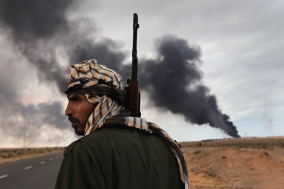 fault lines extra - plumes of smoke in libya