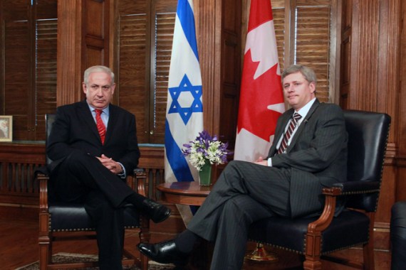 Netanyahu meets with Harper in Ottawa