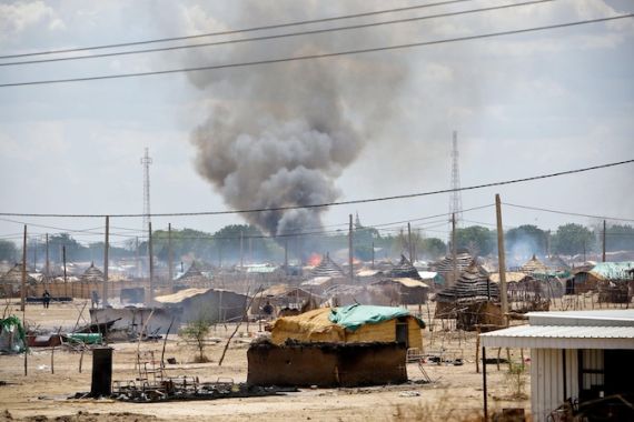 Abyei burning