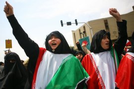Iran protestors green movement