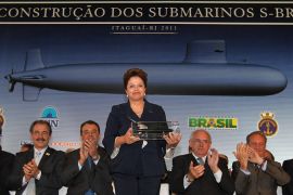 Dilma Rousseff Brazil submarine