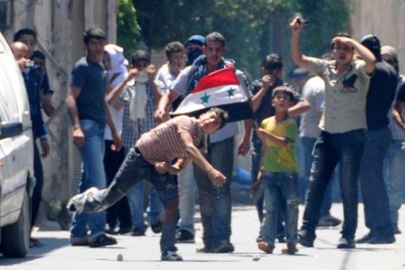 Syria Damascus unrest