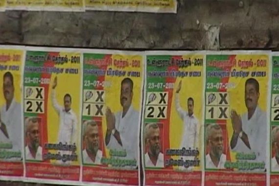 Sri Lanka election posters