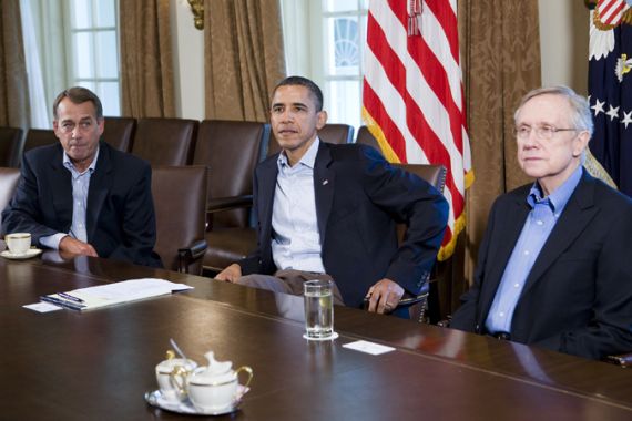 Harry Reid, Boehner and Obama