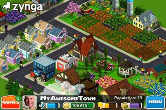 Zygna Cityville online game