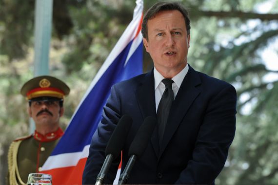 David Cameron says Taliban can be part of government