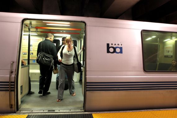 BART cuts cell phone service ahead of protests