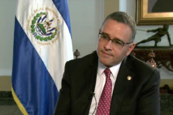 mauricio funes el salvador president interview tv screengrab