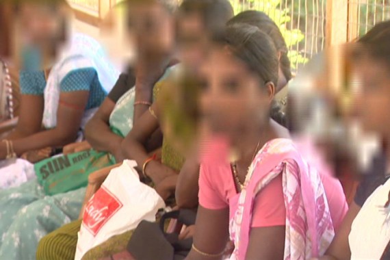 blurred faces women Sri Lanka