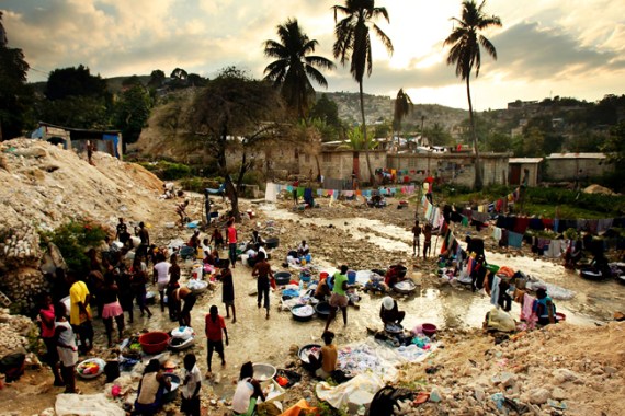 After the earthquake in Haiti