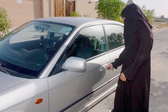Saudi female driver