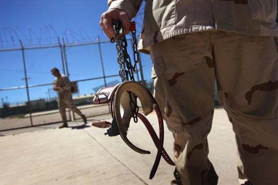 Guantanamo shackles