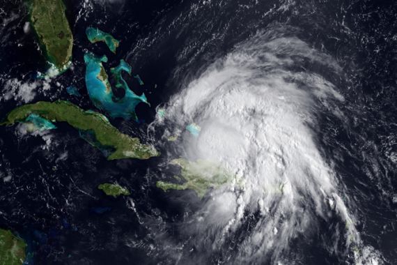 Satellite of Hurricane Irene