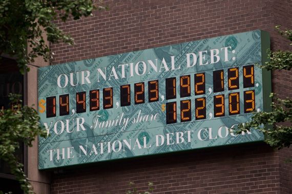 The US National Debt Clock