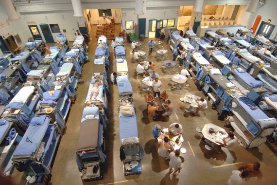 Overcrowded California jail