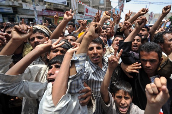 Yemen protestors