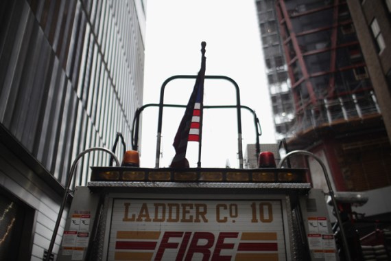 Lower Manhattan fire truck
