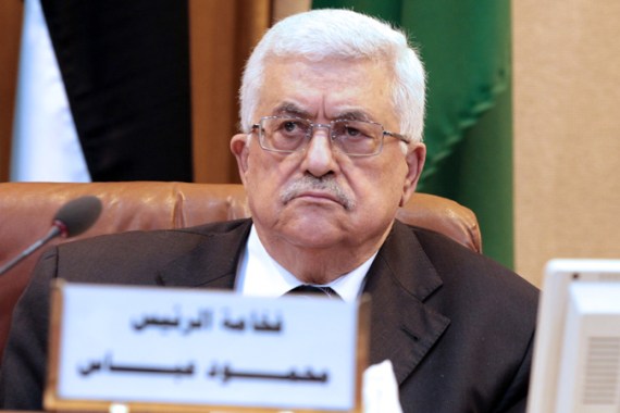 abbas at arab league meeting in cairo