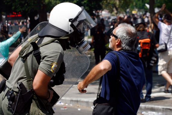 greece austerity protest