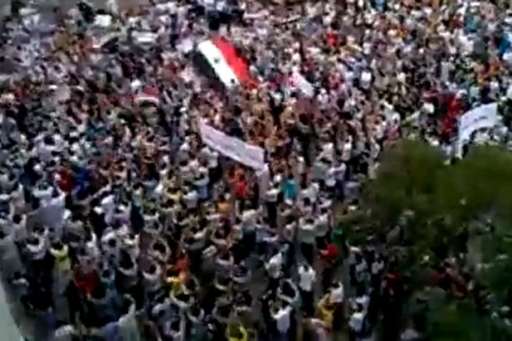Syria protests in Homs
