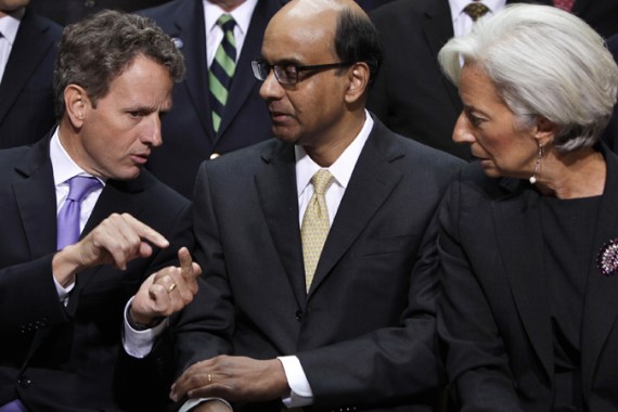 Lagarde and Geithner