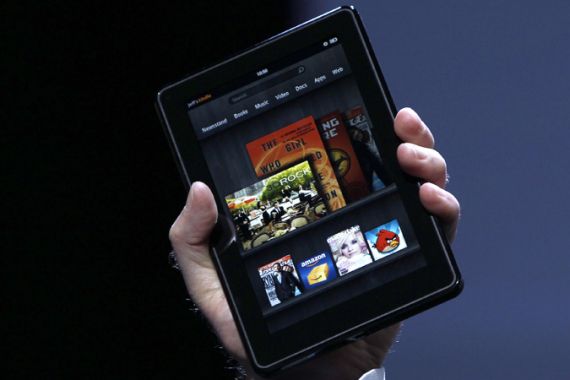 Amazon Kindle Fire tabletu