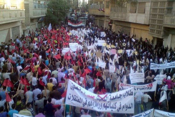 Large demonstration in Syria