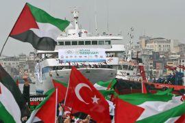 Mavi Marmara in the harbour
