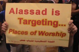assad targets mosques syria