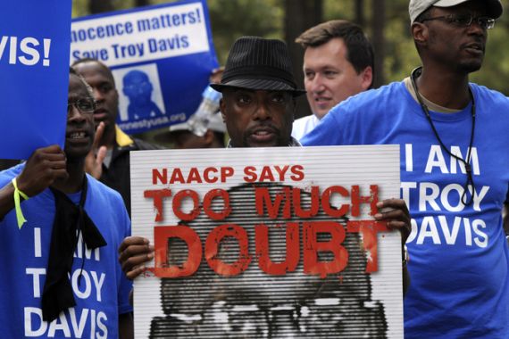 Troy Davis protesters