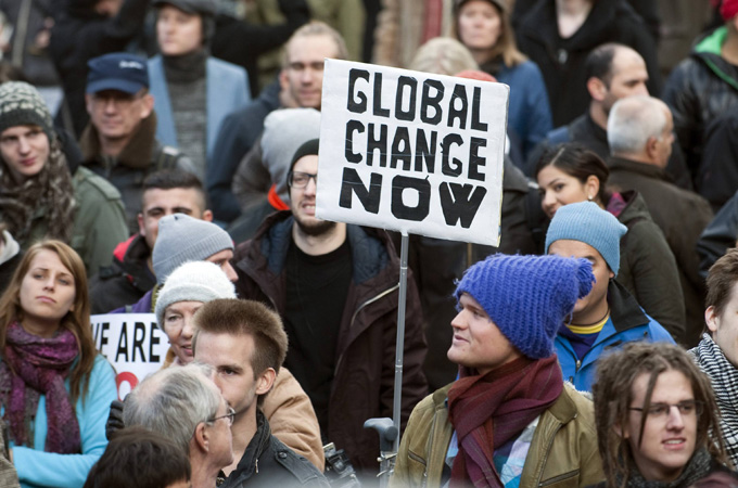 occupy Stockholm  protest economy